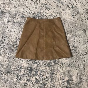 Leather skirt
